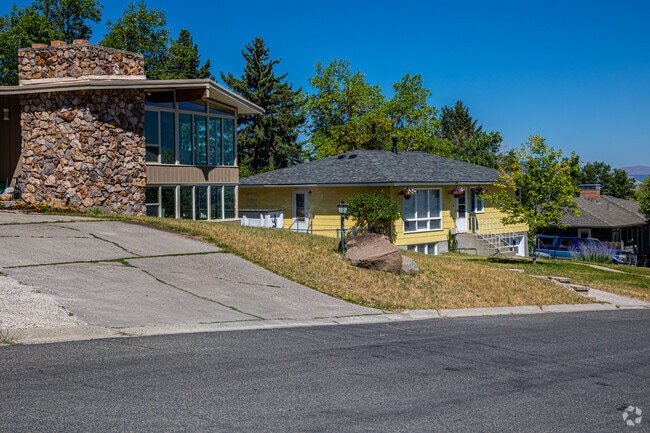 It's not uncommon to see some homes built from brick and mortar.