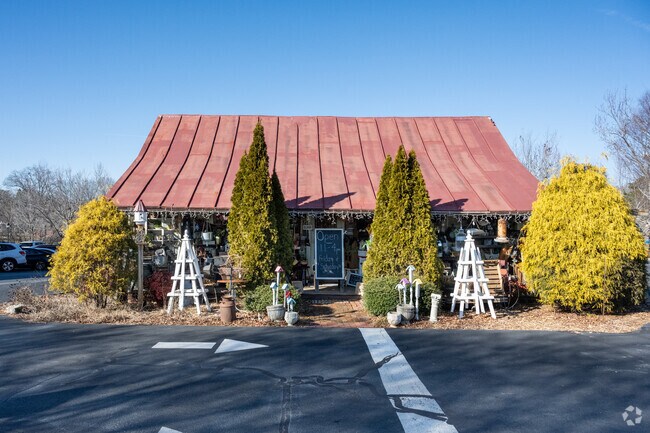 Residents of Lewisville enjoy shopping for homegood items at The Sparrow's Nest in the quaint downtown area.
