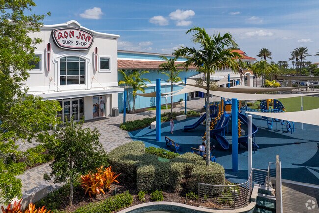 San Carlos Park mom's will find a great playground & shopping at the Town Center Mall.