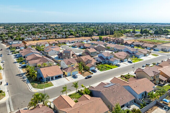 There are newly built areas of Highway City with sidewalks.