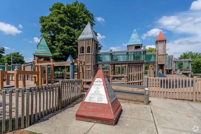 Dunham Recreation Complex has a great playground for the kids of West Price Hill.
