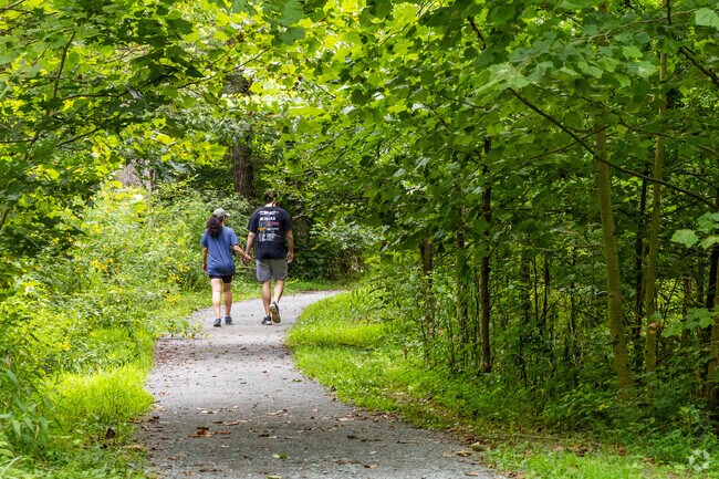 Take a walk through the trail at that cuts through Greenbrier.
