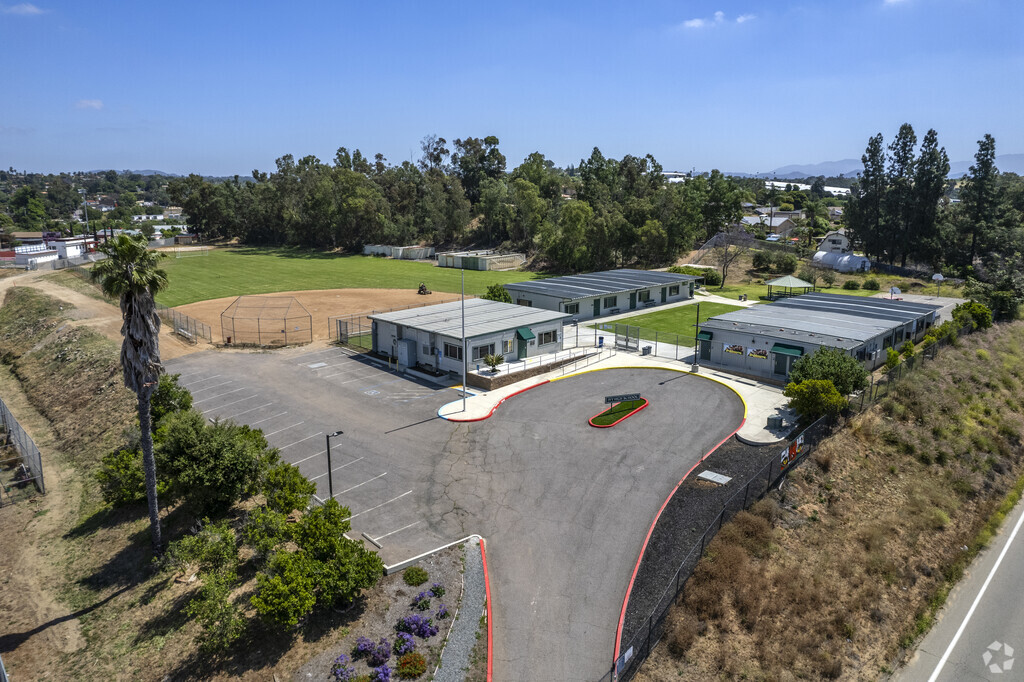 An elevated view of the Ivy High School in Fallbrook.