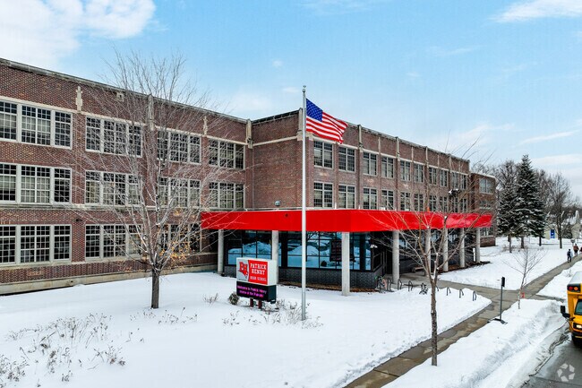 Patrick Henry High School  serves students in 9-12th in the Victory neighborhood.