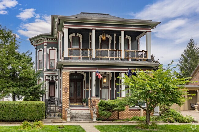 This architectural gem was moved from another part of the city into Downtown Kokomo.
