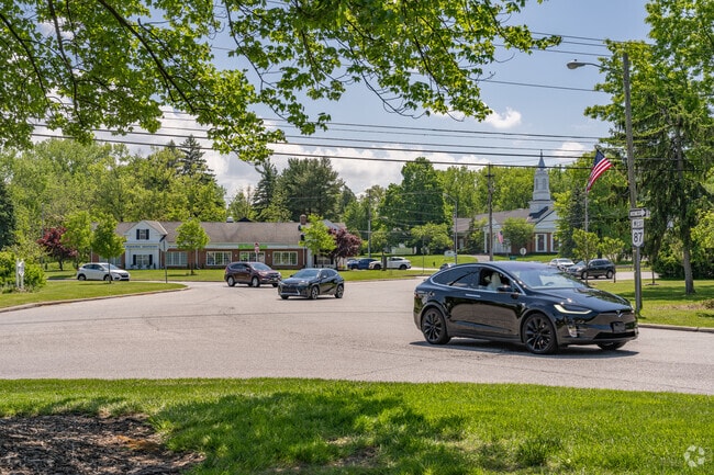 Pepper Pike's roundabouts allow for quick commuting around town.