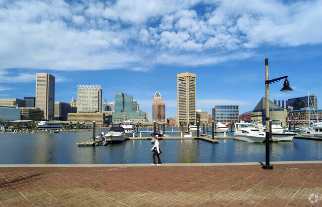 CHM great location gives residents easy access to Baltimore's famed Inner Harbor.