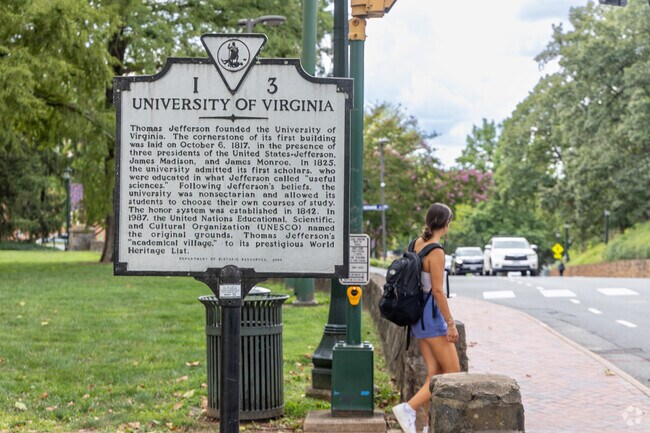 Charlottesville first and foremost is a college town for all neighborhoods like Barracks Road.