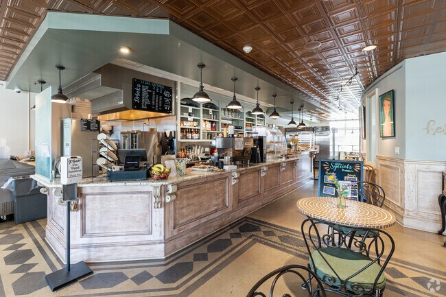 Stop in and enjoy the relaxing atmosphere at Legal Grounds Cafe.