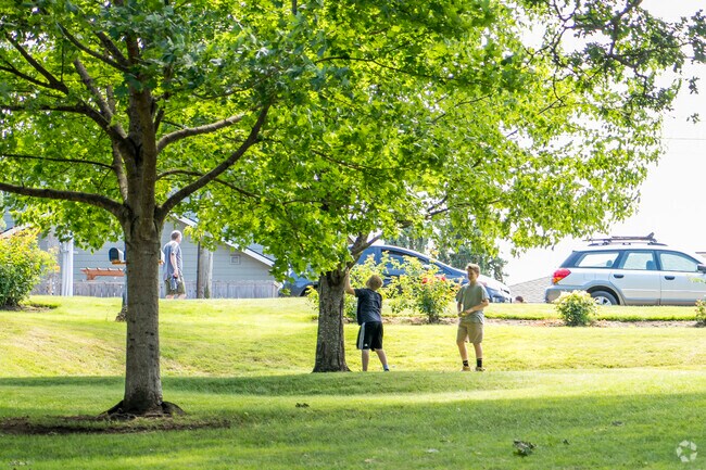 Jackson Park has the largest green space in Hood River.