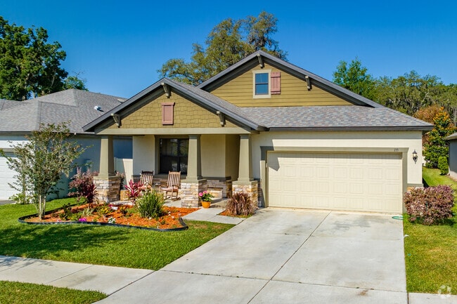 A nice Craftsman-style home with a front porch.