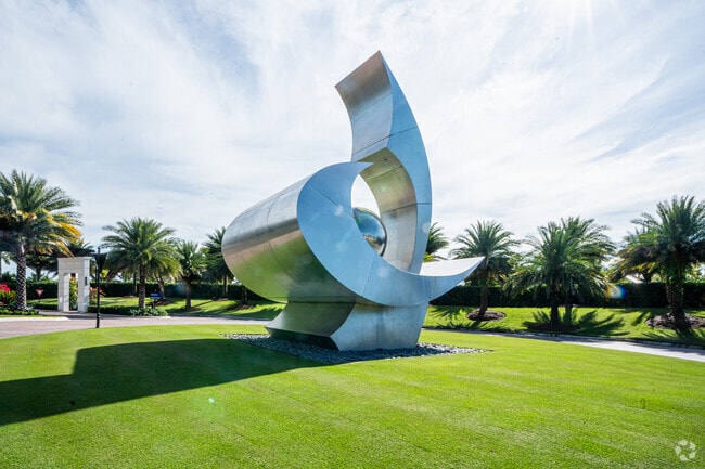 This is an Unique Landmark In the Entrance of the Golf Club Entrance in Miromar Lakes.