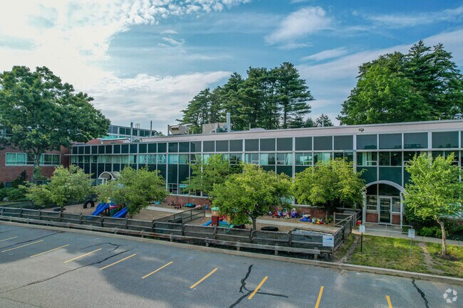Corwin-Russell School At Broccoli Hall playgrounds in Lincoln Sudbury.