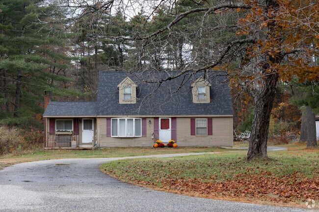 This Cape Cod with dormered windows sits in Hollis.