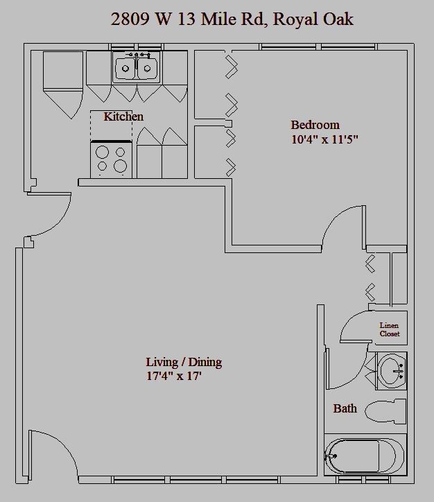 2809 W 13 Mile Rd unit 3, Royal Oak, MI 48073 - photo 7