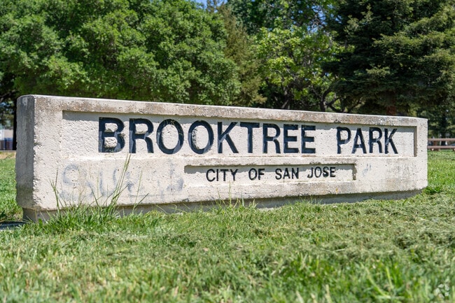 Brooktree Park features wide lawns, a playground and picnic tables just steps from Brooktree Elementary.