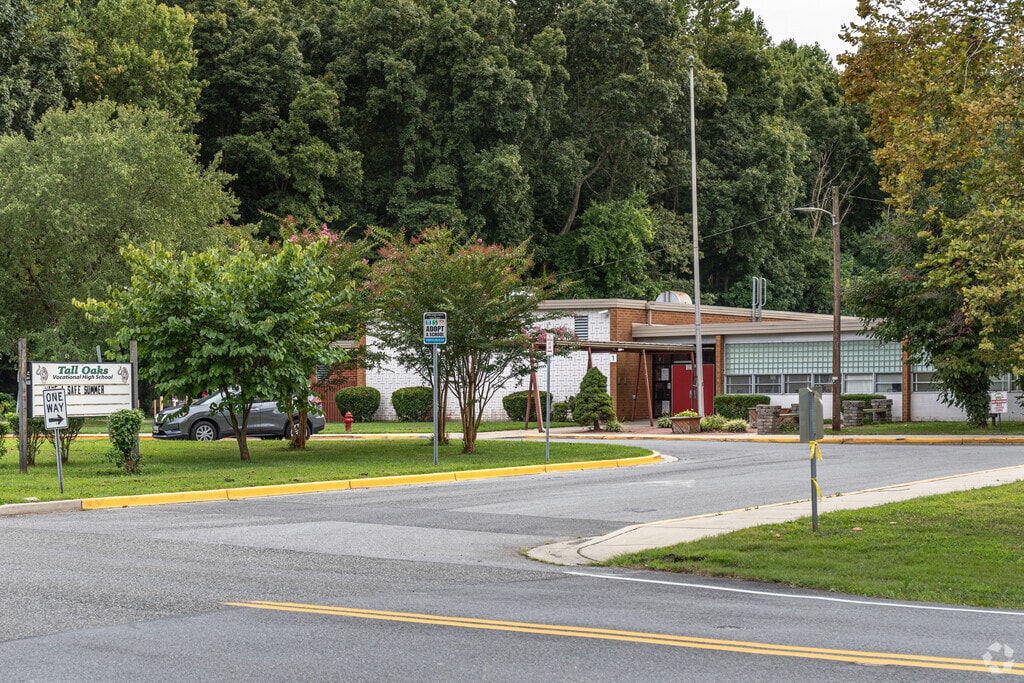 Tall Oaks Vocational High School is for learning trades in Woodmore.
