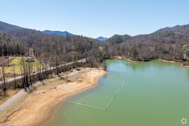 The Shook Branch swim beach at the Watauga Point Recreational Area just outside of Hampton, TN.