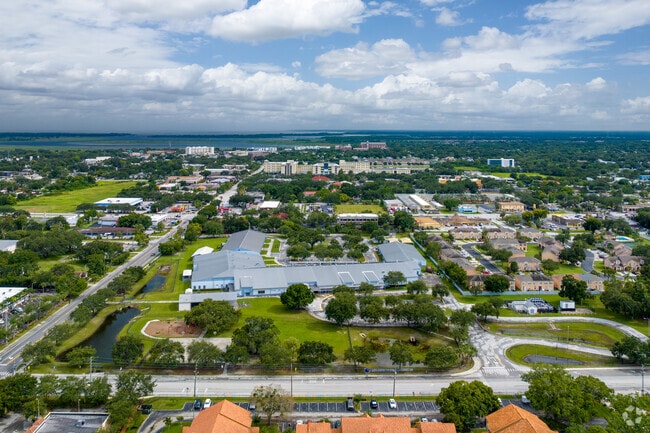 Aerial view of Central Avenue Elementary School in North Kissimmee