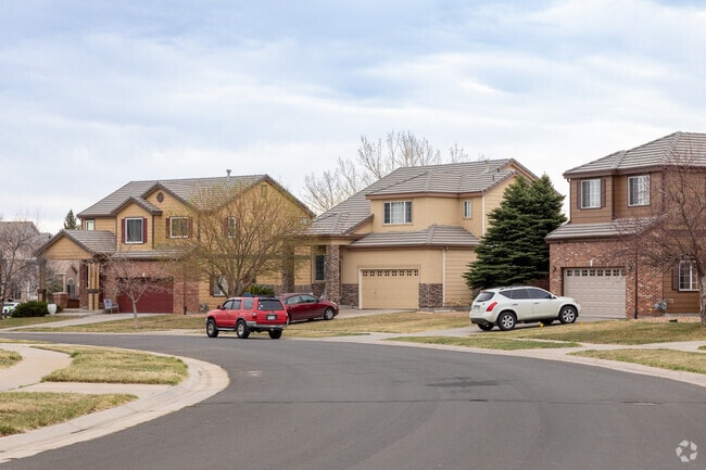 Craftsman-style homes are common along Sterling Hills streets.