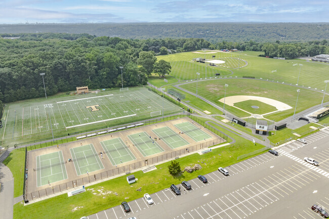 Trumbull High School is located at 72 Strobel Road in Trumbull, CT.