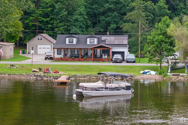 A lakefront home is a highly desirable location.
