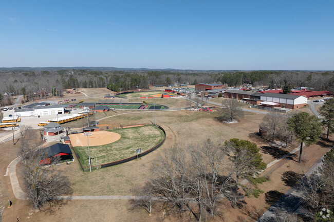 Cleburne County High School has great athletic fields.