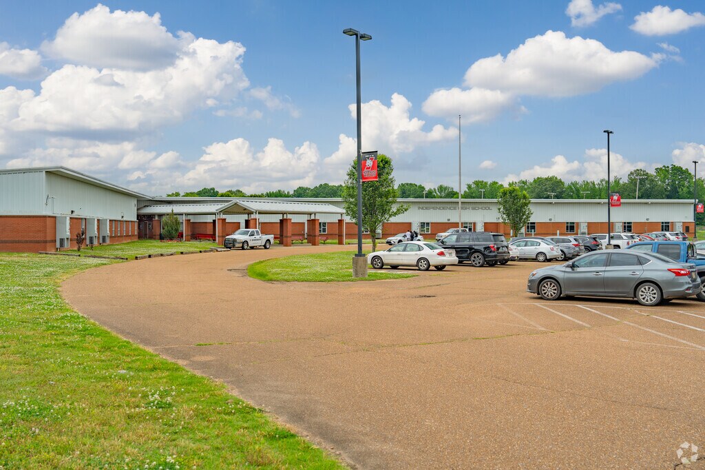 Independence High School covers grades 7 through 12 in eastern Tate County.