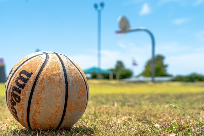 Heritage Community Park has two basketball courts for residents wanting a quick game of horse.