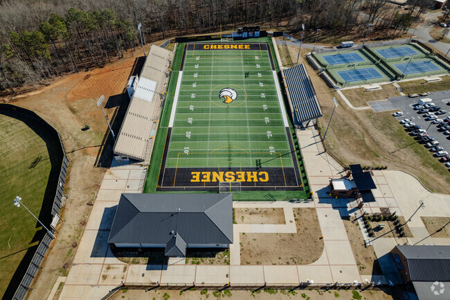 Football field at Chesnee High School