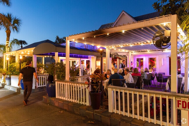 Djon’s Steak and Lobster House offers upscale dining on Melbourne Beach’s riverfront.