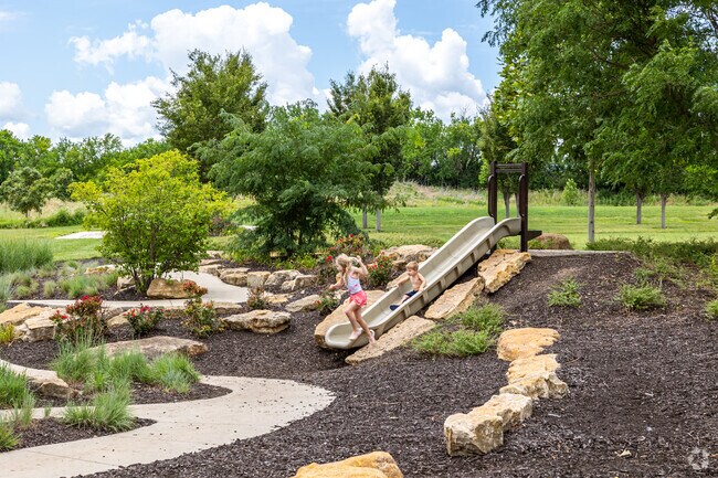 Erfurt Park in Shawnee, Kansas offers a large pavillion, splash park, and a fun playground for the kids.