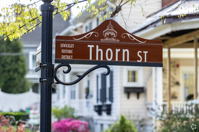Elegant streets signs can be found and enjoyed throughout the streets of Sewickely.