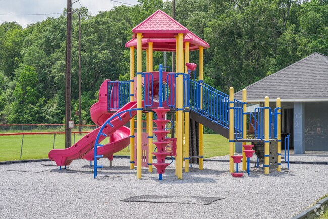 Hemphill Park includes playgrounds for children to enjoy outdoor fun and activities.