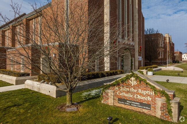 Fort Wayne's St. John the Baptist is attached to the church.