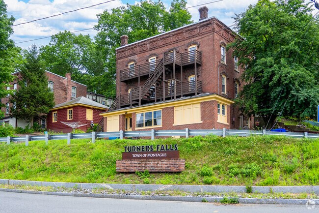 Turners Falls is a bike-friendly community that values green spaces and offers many trails and parks for outdoor enjoyment.