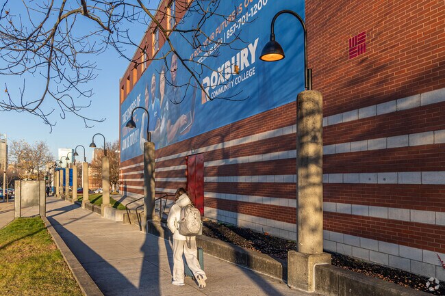 Students in Fort Hill have access to the Roxbury Community College campus.