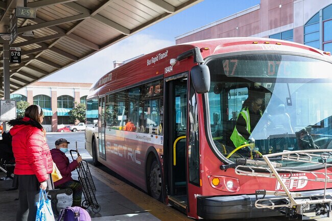 Joaquin Regional District Bus is your reliable transport around the August area.