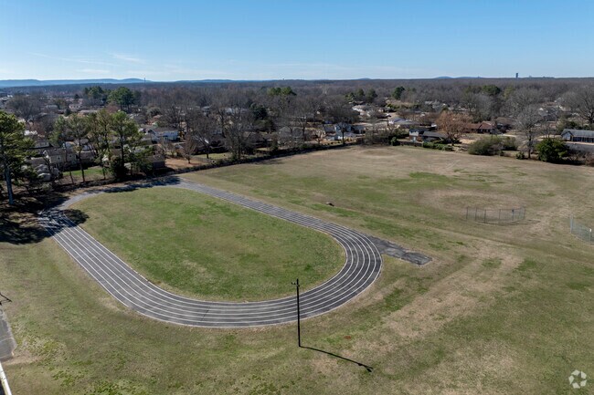 Athletic fields of Chaffee Elementary School in Huntsville Alabama.