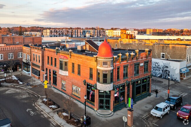 Downtown Stevens Point is charming and lively.