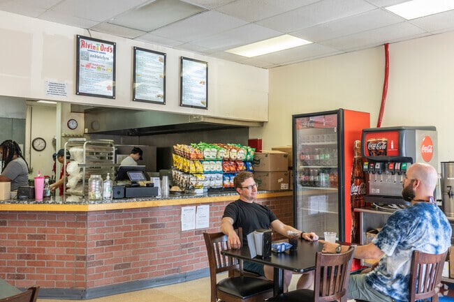 Alvin Ord's Sandwich is a favorite pit stop where friends bond over hearty hoagies and flavorful subs.