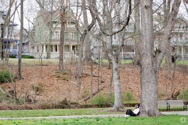 Watsessing Park is a great place to retreat to for a moment of tranqulity in busy East Orange.