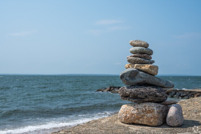 Relax by the ocean and find your center in East Falmouth.