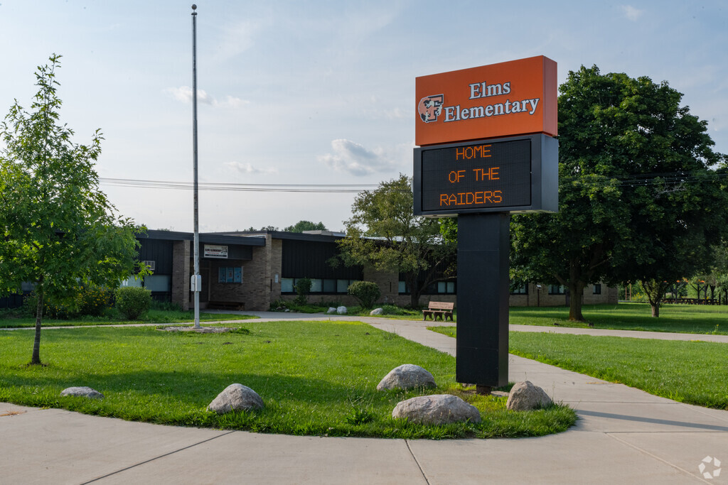 Elms Elementary building in Mt Morris.