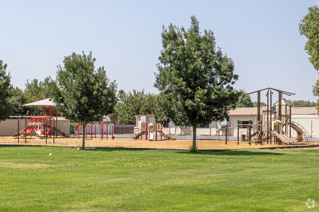 The recess area at Henry Miller Elementary School in Los Banos.