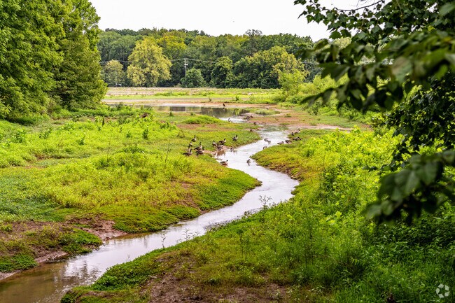 Dunbar Cave State Park is perfect for scenic hikes near Glen Ellen Landing.