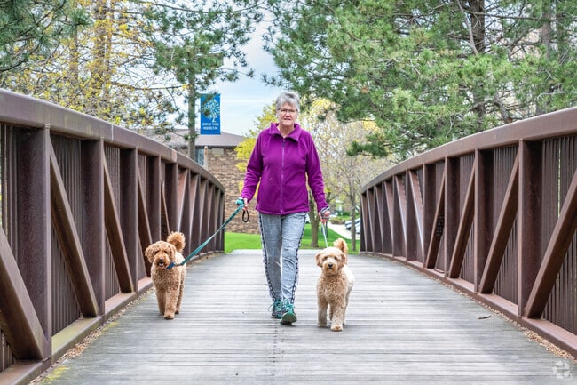 Greentree residents love walking their dogs in the Century Park Arboretum.