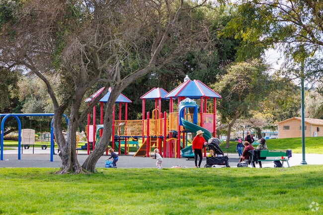 Your kids can enjoy the playground or basketball court at Lago Seco Park in Torrance, CA.