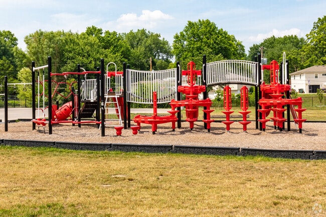 Welborn Elementary School in Quindaro Bluffs has a fun playground children love during recess.