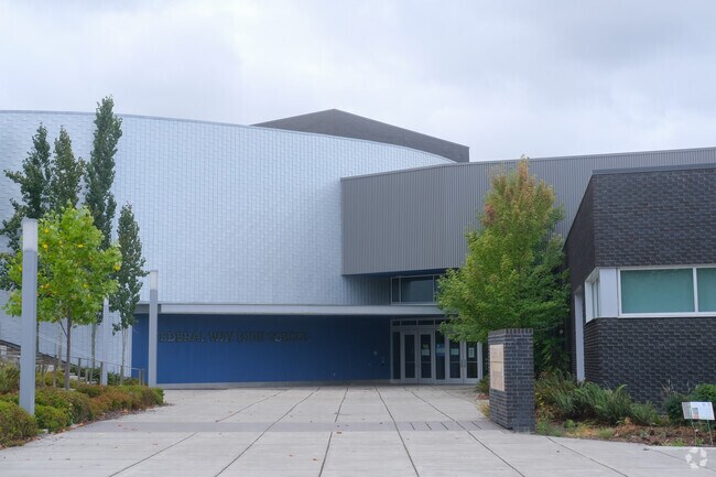 Federal Way Senior High School is in the heart of the Federal Way neighborhood.